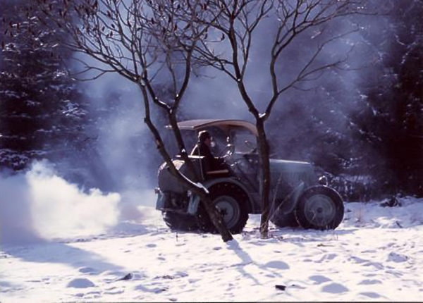 Winterspass mit dem Hhanomag-Bauernschleppe RL-20